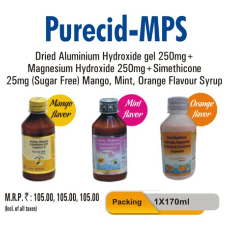 Purecid®-MPS (Mango, Mint, Orange Flavour) Syrup Elisa Biotech Pvt Ltd