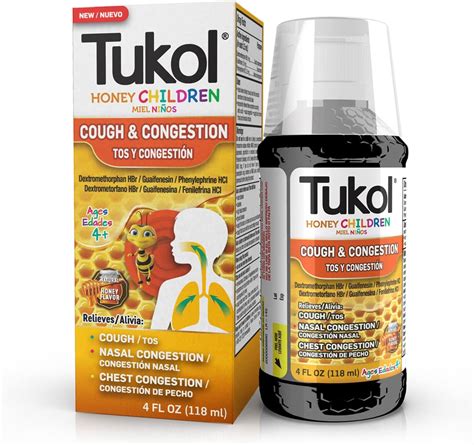 Amazon.com: TUKOL Children's Cold & Flu Kids Cold and Flu Medicine, Children's Cough and Cold ...