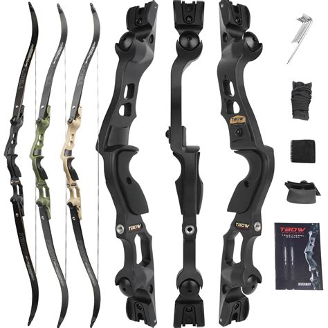 62" ILF Recurve Bow 30-60lbs Archery 19" Riser Takedown Bow limbs ...