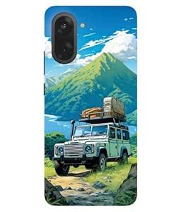 TrishArt Premium ''Mountain Adventure Vehicle Luggage'' Printed Hard ...