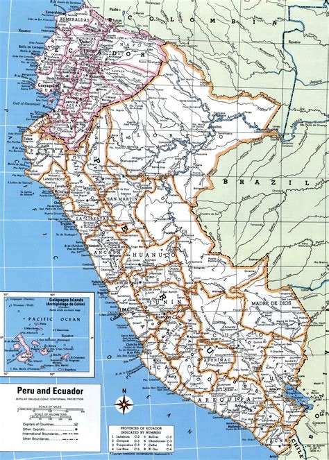Free Printable Map Of Peru