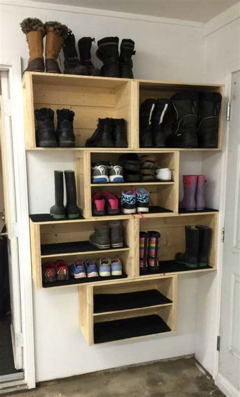 Image result for Homemade Shoe Storage
