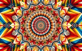 abstraction wallpaper mimicking the inside of a kaleidoscope, featuring ...