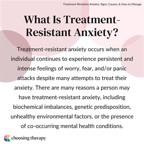 What Is Treatment-Resistant Anxiety?