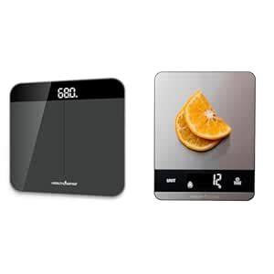 HealthSense Dura-Glass PS 120 Digital Weight Machine with Step-On, 1 Yr ...