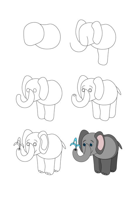 How To Draw A Realistic Baby Elephant Step By Step at Angela Link blog