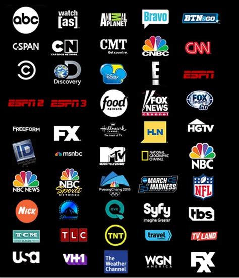 Cable TV Network Logos 的图像结果