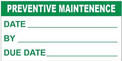MOHAN AGENCIES PREVENTIVE MAINTENANCE Emergency Sign Price in India ...