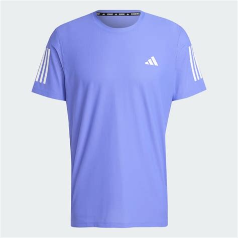 adidas Own the Run Tee - Blue | Free Shipping with adiClub | adidas US
