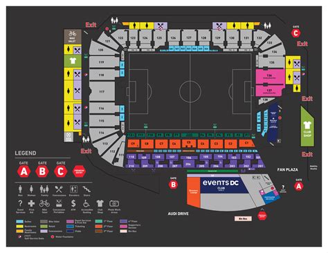 Stadium Maps - Audi Field