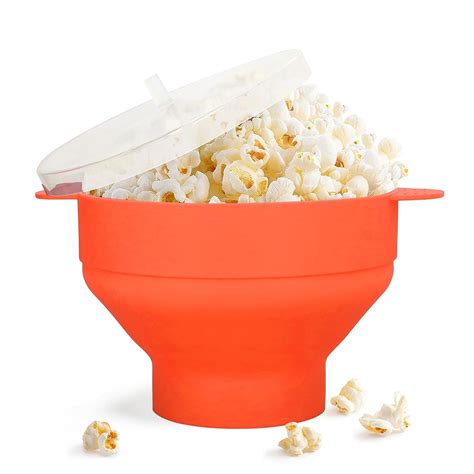 Buy RAYA Silicone Microwave Popcorn Popper, Microwave Popcorn Bowl ...