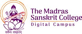 Madras Sanskrit College :: Digital Campus