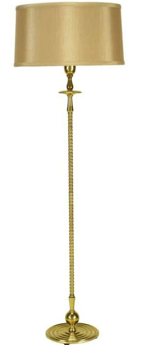 Solid Brass Segmented Column Floor Lamp For Sale at 1stDibs | solid ...