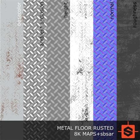 Rusted Metal Floor Texture by michalpetrik