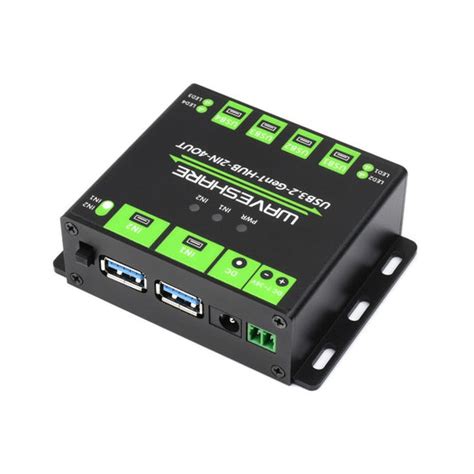 Industrial Grade USB HUB 4 Port Gen 1 with Dual Host Sharing ...