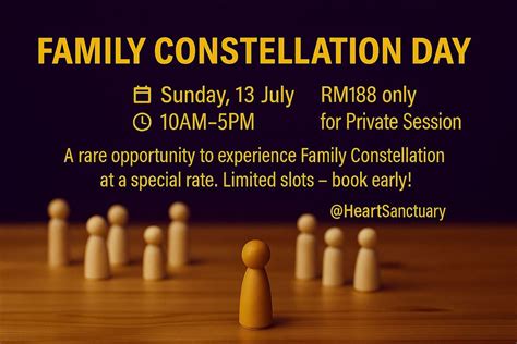 Family Constellation Day , 17-3, 3rd Mile Square, 151, Jalan Kelang ...