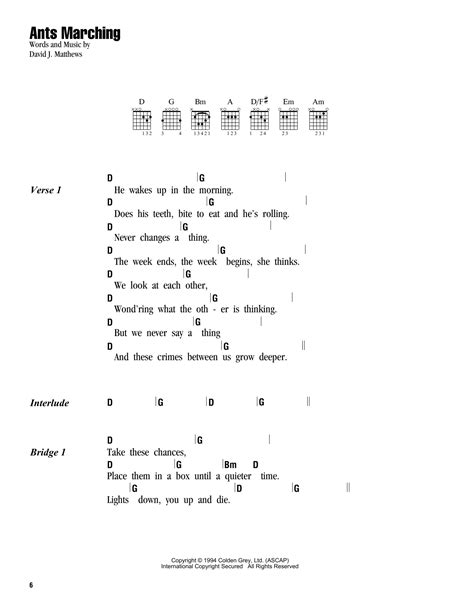 Ants Go Marching Lyrics