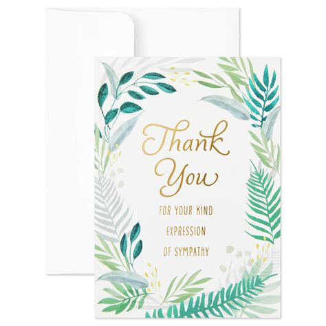 Hallmark Pack Of 20 Thank You For Your Sympathy Cards | Desertcart INDIA