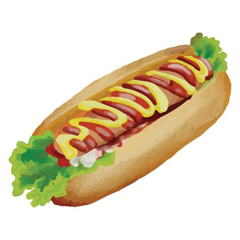 Hot Dog Fast Food Clip art Element Transparent Background 24628721 PNG