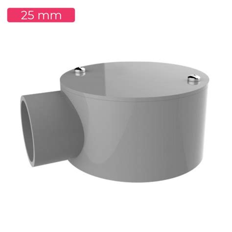 Shine Plast PVC Conduct Rigid 25mm 1way Ivory Junction Box Heavy Duty ...