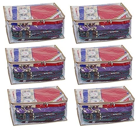 Kuber Industries 6 Piece Transparent Saree Cover – GlobalBees Shop