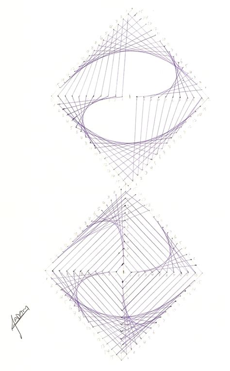 Image result for String Art Tutorial Geometric