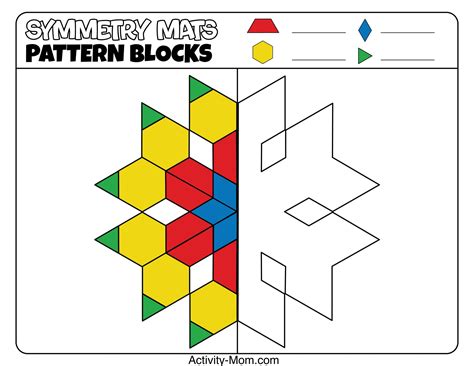 Image result for Pattern Block Cards Printable
