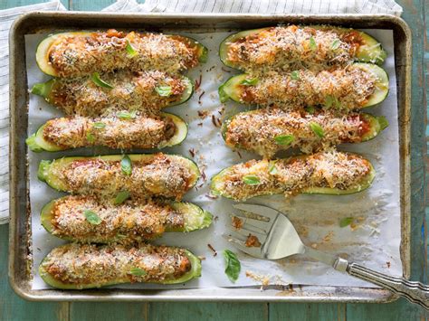 Sausage-Stuffed Zucchini Boats