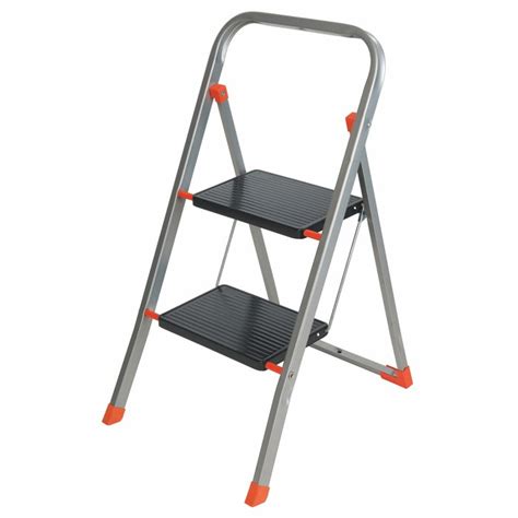 RS PRO | RS PRO 2 Tread Steel Steps 0.5m Platform Height, Steel | 217 ...