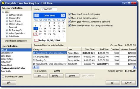 Complete Time Tracking 的图像结果