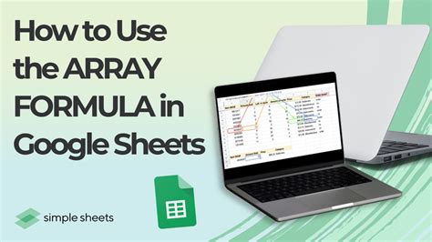 Google Sheets Array Functions 的图像结果