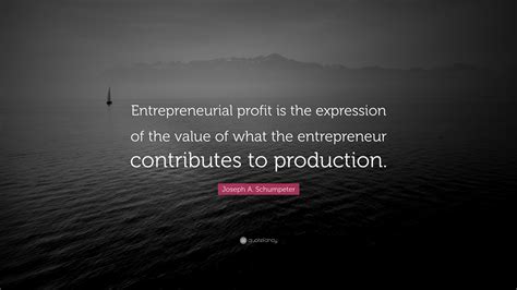 Joseph Schumpeter Entrepreneurship