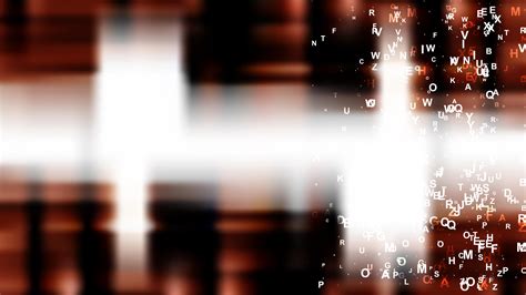 Free Brown Black and White Random Alphabet Letters Background