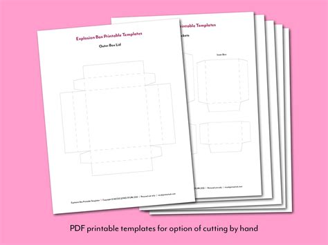 Image result for Balloon Explosion Box Template