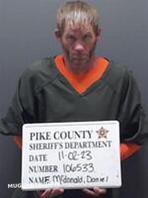 DANIEL MCDONALD 11/02/2023 - Pike County Mugshots Zone
