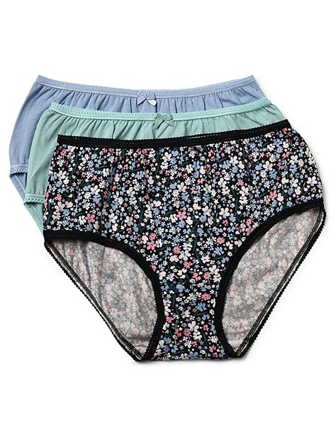 Buy Pack of 3 Cotton Mix Printed Midis Panty at Marks & Spencer