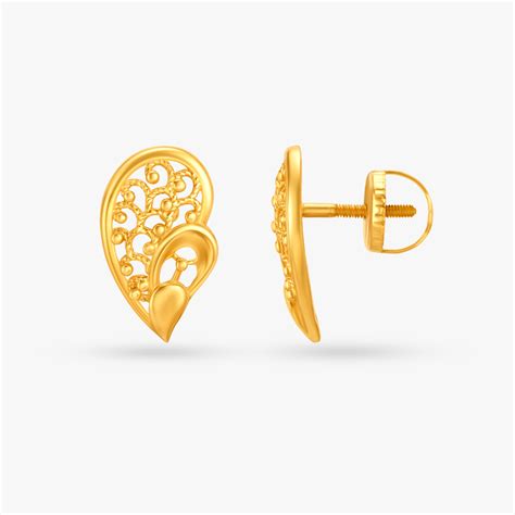 Magnificent Mango Stud Earrings