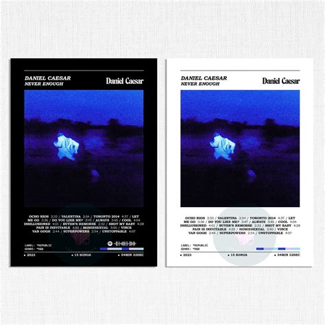 Set of 3 Daniel Caesar Poster / Daniel Caesar Poster / Album Cover ...