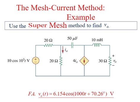 Image result for CDC's Mesh Current Method