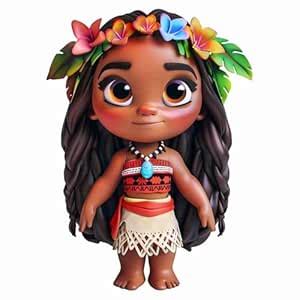GovardhanSons Moana Island Princess Wall Sticker 43x60 cm | Self ...
