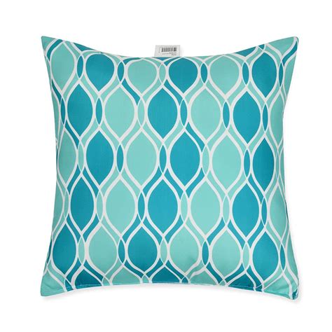 home Filled Cushion Metal Mirage Look Pillow Soft Microfiber Filled ...