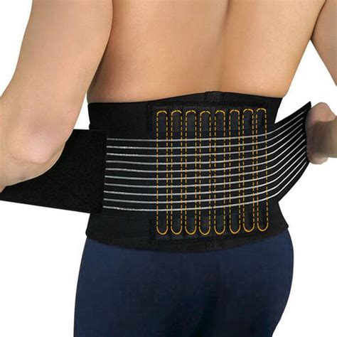 Lumbar & Lower Back Support Belt Brace Strap, Pain Relief, Posture Waist Trimmer 657419779128 | eBay