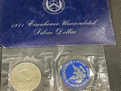 Lot - 1971 EISENHOWER UNCIRCULATED SILVER DOLLAR