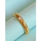 Gold Toned Handcrafted Brass Bracelet