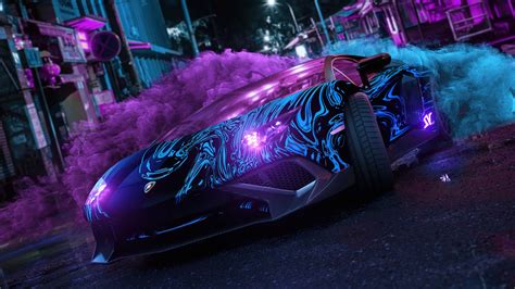 Neon Lamborghini Wallpapers - 4k, HD Backgrounds on WallpaperBat