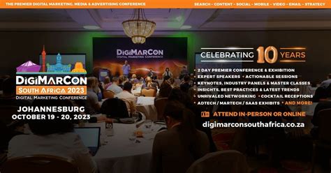 DigiMarCon South Africa 2023 - Digital Marketing, Media and Advertising ...