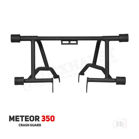 CRASH GAURD FOR METEOR 350 – 4 METAL SLIDER BLACK MATT – REM 651 / HT ...