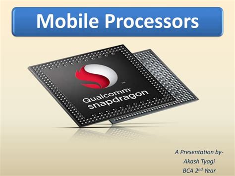 Mobile processors | PPTX