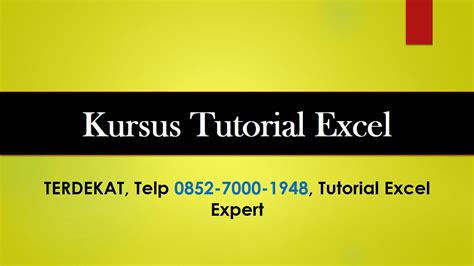 Tutorial Excel Indonesia 的图像结果