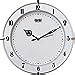 Ajanta Plastic Abstract Wall Clock (28 cm x 28 cm x 3.5 cm, White ...